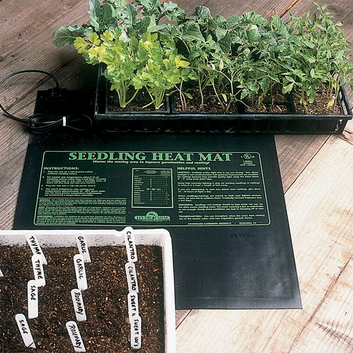 Seedling Heat Mat For 2 Flats 20 Inch X 20 Inch 1 Seedling Heat Mat For 2 Flats 20 Inch X 20 Inch